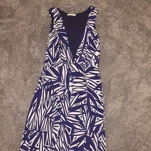 Les Lis Palms Maxi Dress Navy and White stitch fix
